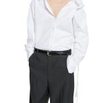 Thin belt with metal bamboo buckle - Image 3